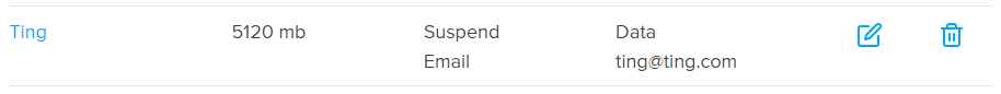 Image shows a table row for a phone line that has options to disable email or data, remove the line, or edit alerts for usage.