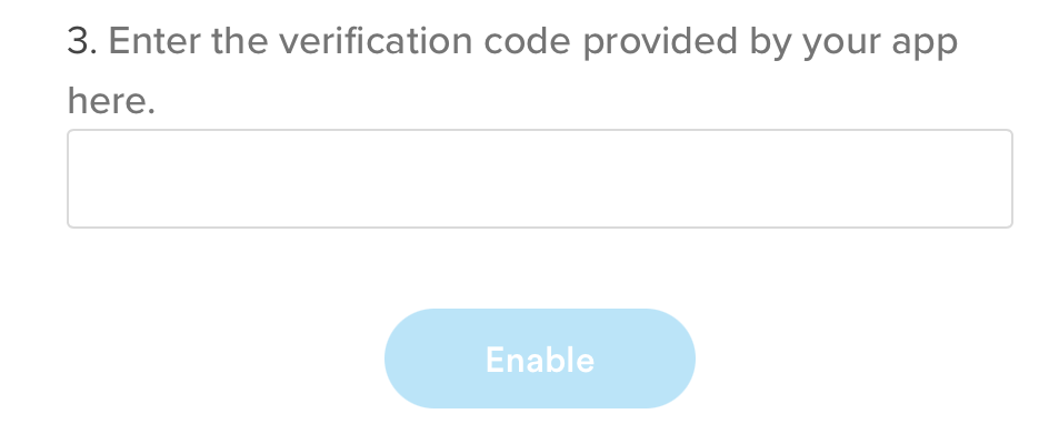Enter code